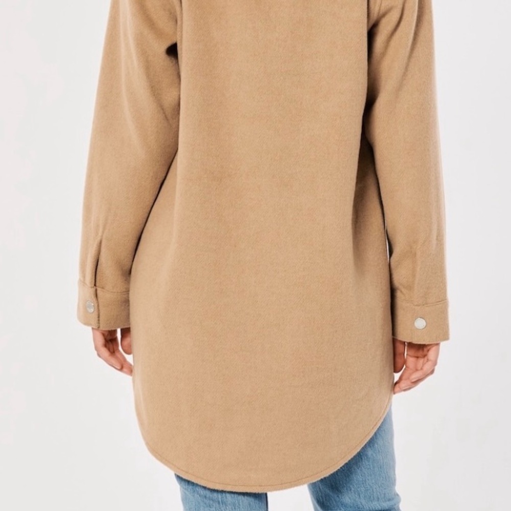 Hollister Longer Length Shirt Jacket - Picture 3 of 6